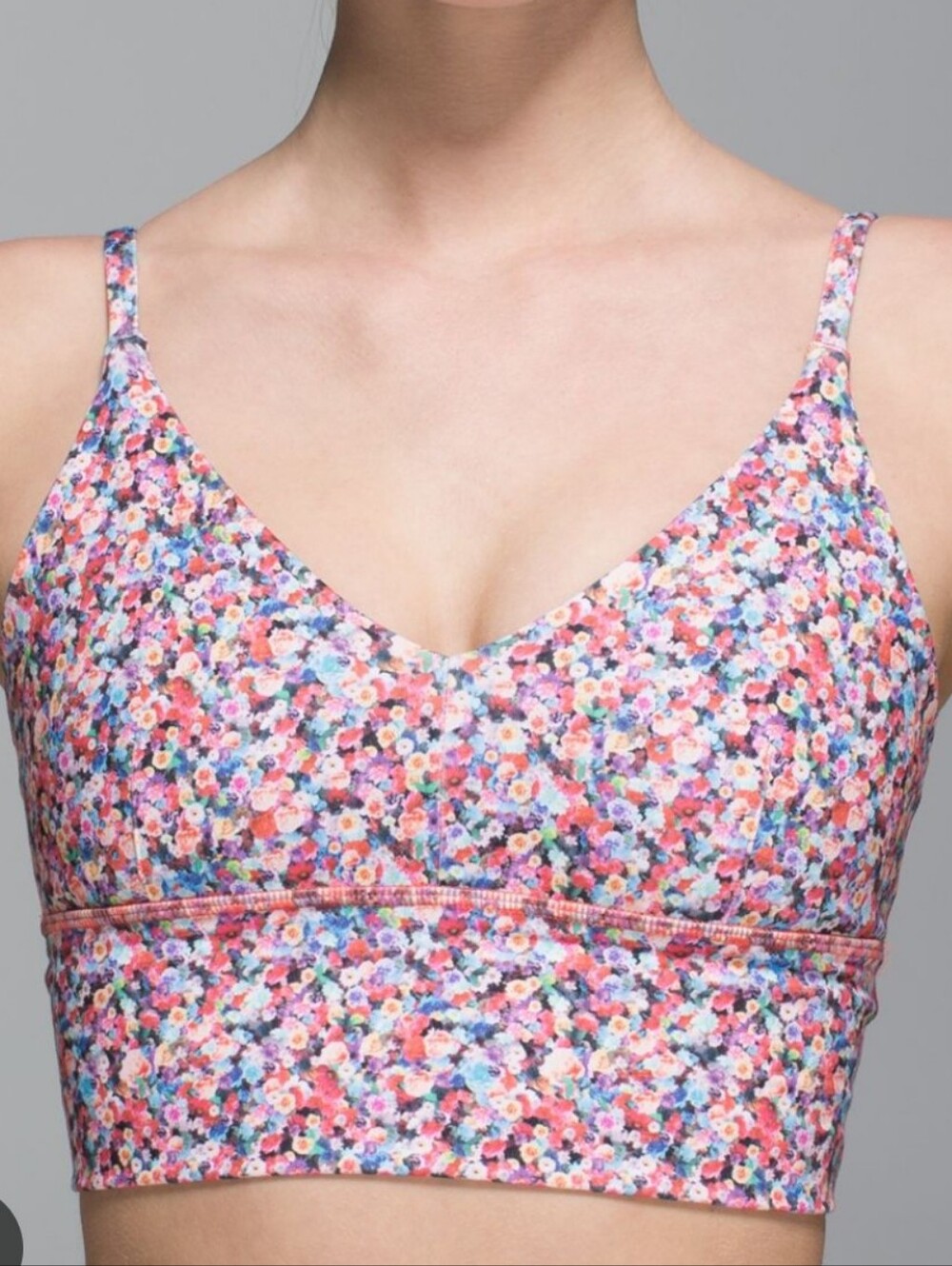 Lululemon Solo Bra Prism Petal Multi Print